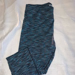 Blue Retro Leggings